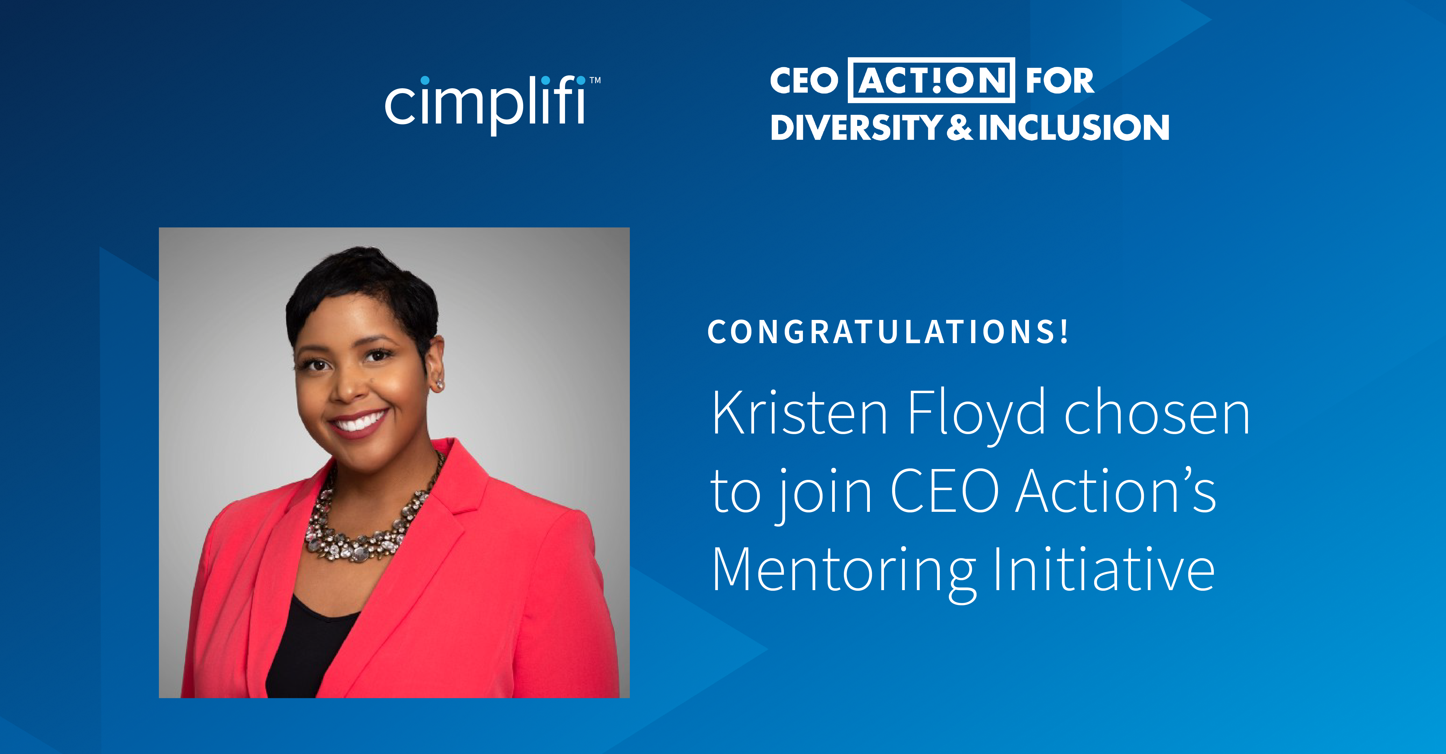 Cimplifi™ DEI Leader to Join CEO Action’s Mentoring Initiative